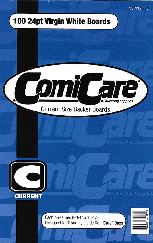 Comicare Current Comic Book Backing Boards 6-3/4" X 10 1/2" - Comic Supplies - The Hooded Goblin