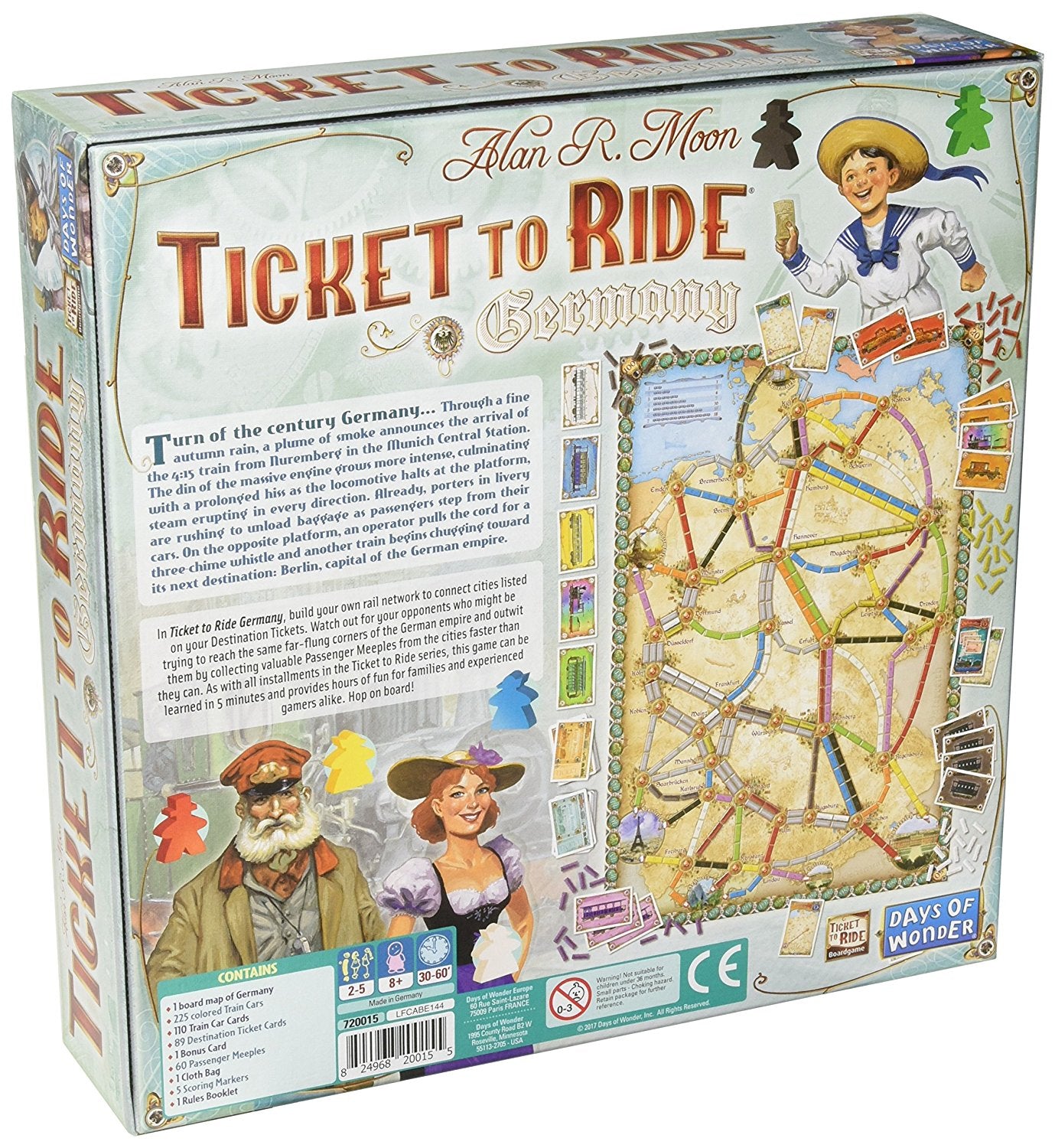 Ticket To Ride: Germany - Board Game - The Hooded Goblin