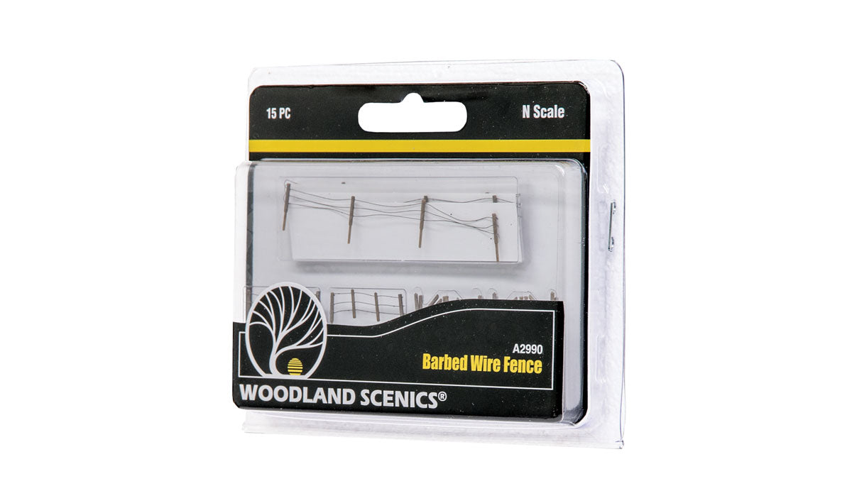 Barbed Wire Fence - N Scale Sku: A2990 - Hobby Supplies - The Hooded Goblin