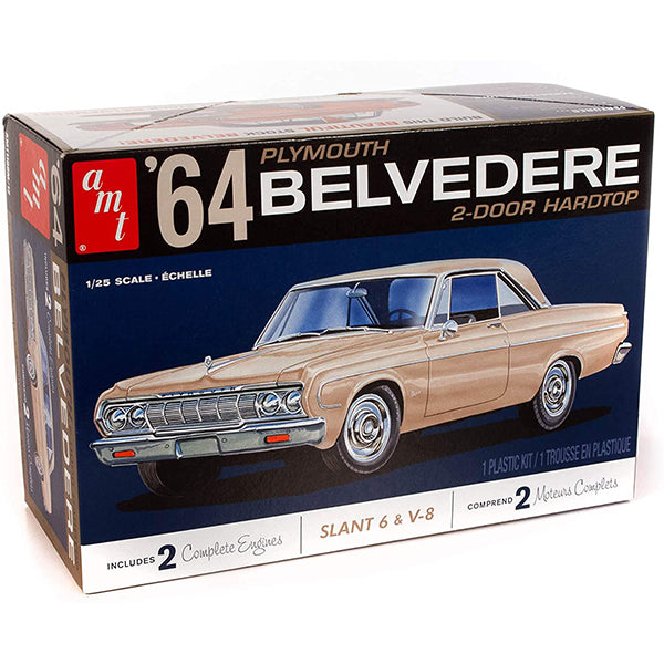 AMT 1/25 Scale 64 Ply Belvedere Straight 6 - Model Kit - The Hooded Goblin