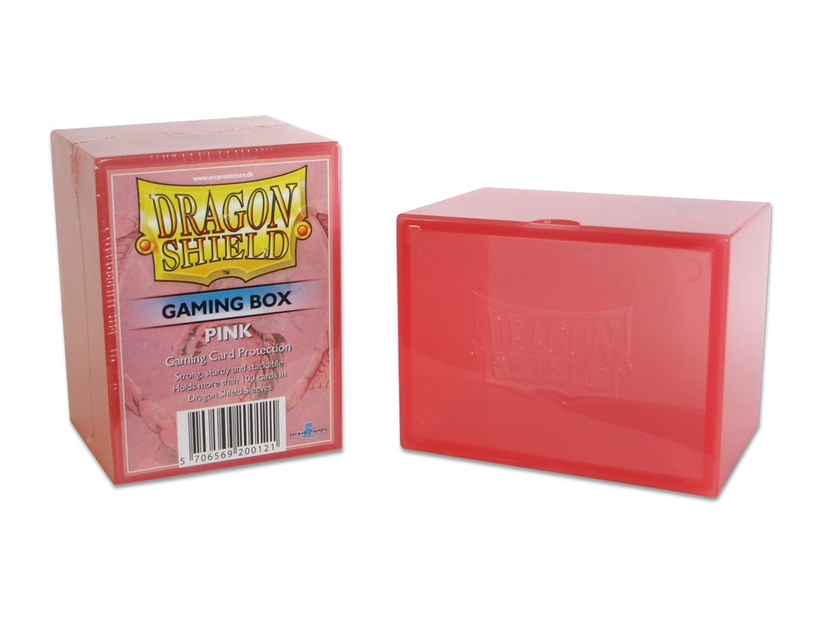 Dragon Shield Gaming Box Pink - Card Supplies - The Hooded Goblin