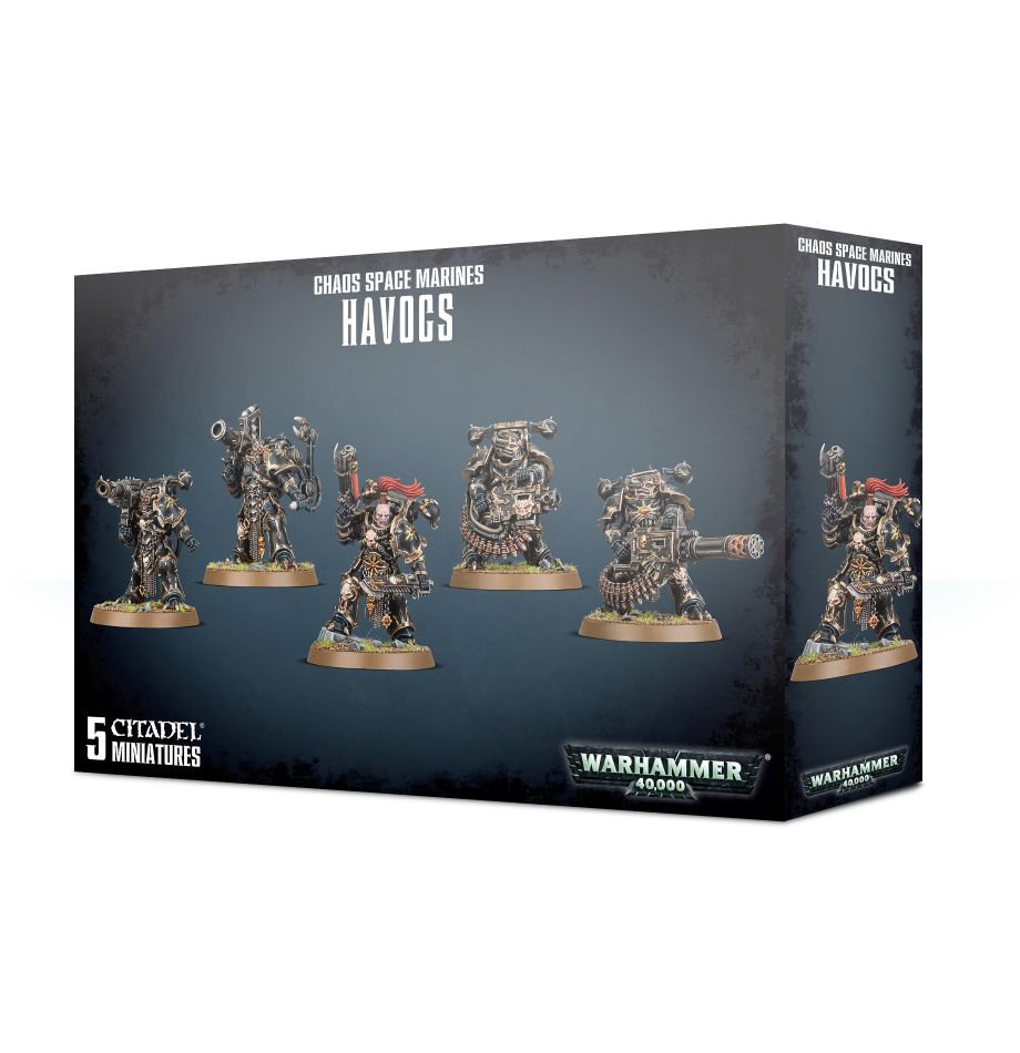 Chaos Space Marines Havocs - Warhammer: 40k - The Hooded Goblin