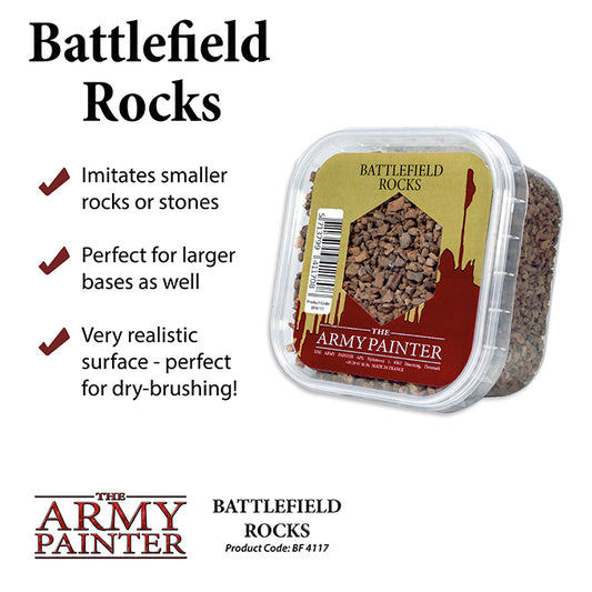 Army Painter Battlefields: Basing Battlefield Rocks - Hobby Supplies - The Hooded Goblin