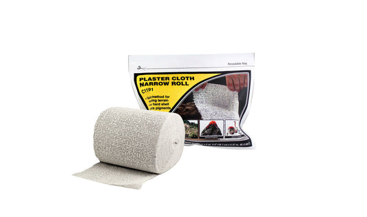 Plaster Cloth Narrow Roll - Hobby Supplies - The Hooded Goblin