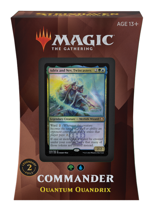 Strixhaven: School of Mages Commander Decks - Quantum Quandrix - Magic: The Gathering - The Hooded Goblin