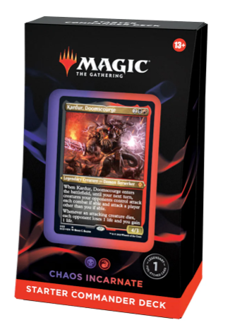 Magic The Gathering - Starter Commander Deck - Chaos Incarnate