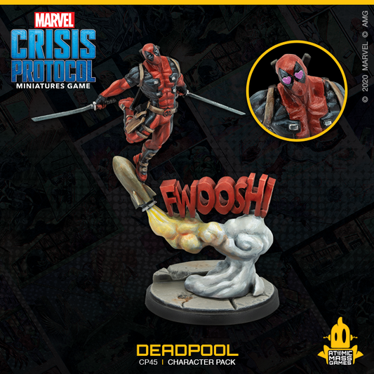 Marvel Crisis Protocol: Deadpool & Bob & Taco Truck Character Pack - Miniature - The Hooded Goblin