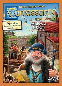 Carcassonne: Abbey & Mayor (Expansion 5) - Board Game - The Hooded Goblin