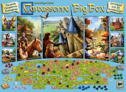 Carcassonne: Big Box 6Th Edition - Board Game - The Hooded Goblin