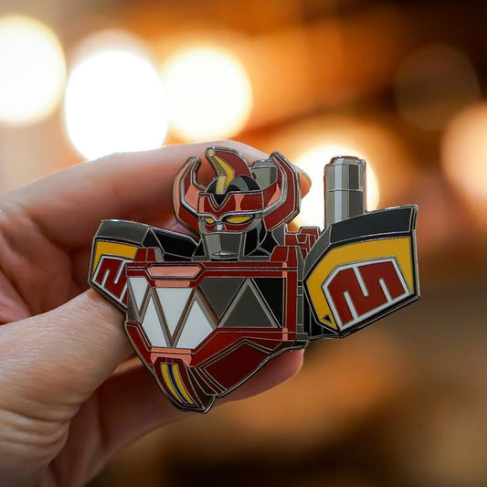 Power Rangers Megazord Luxury Enamel Pin - Pin - The Hooded Goblin