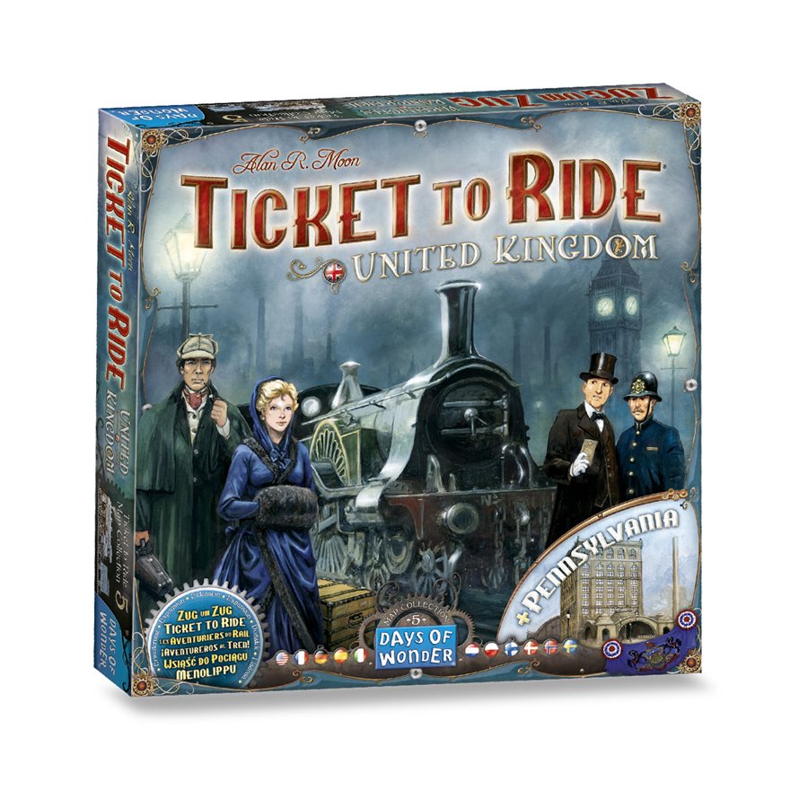 Ticket To Ride Map Collection: Volume 5 – United Kingdom & Pennsylvania - Board Game - The Hooded Goblin