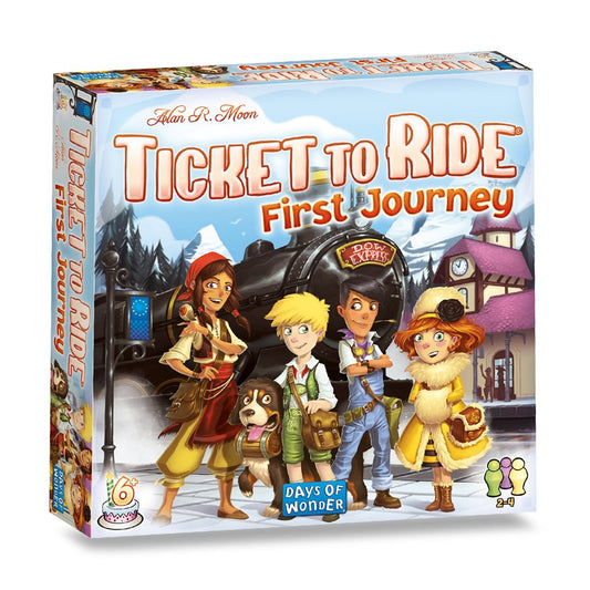 Ticket To Ride - First Journey: Europe - Board Game - The Hooded Goblin