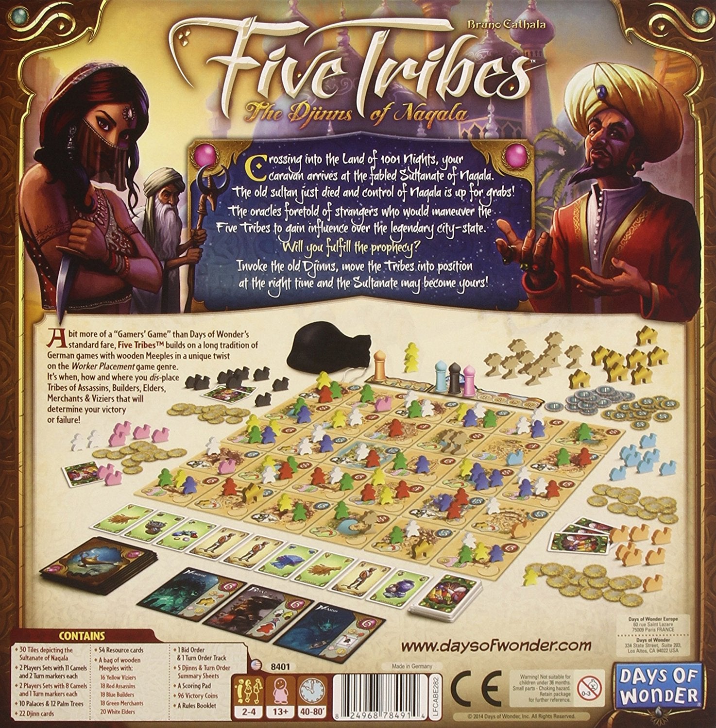 Five Tribes: The Djinns Of Naqala - Board Game - The Hooded Goblin