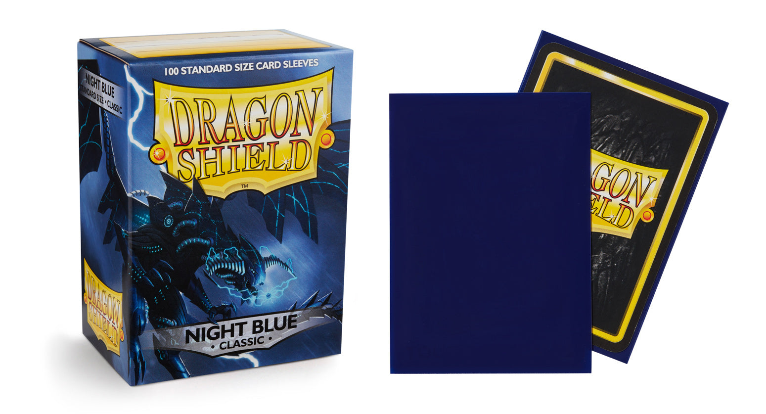 Dragon Shield: Night Blue Matte Sleeves (100 Ct) - Card Game Supplies - The Hooded Goblin