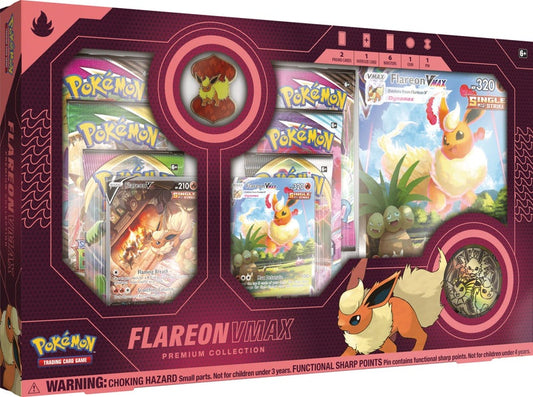 Pokemon Flareon Vmax Premium Collection Box