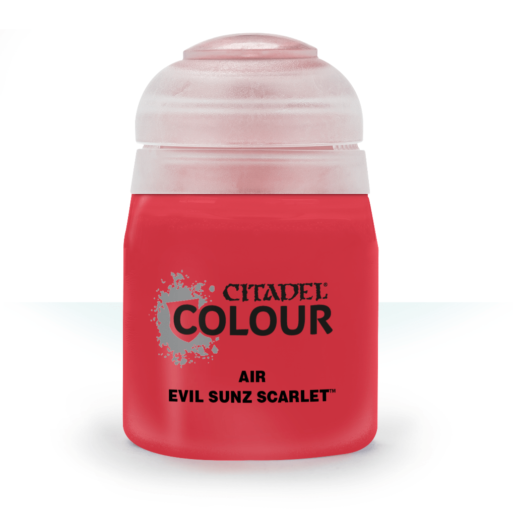 Air: Evil Sunz Scarlet (24Ml) - Citadel Painting Supplies - The Hooded Goblin