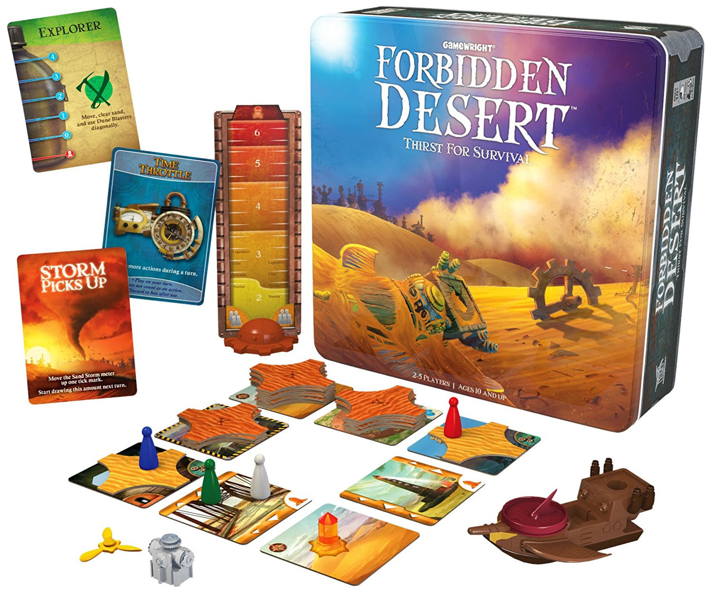 Forbidden Desert: Thirst For Survival - Card Game - The Hooded Goblin