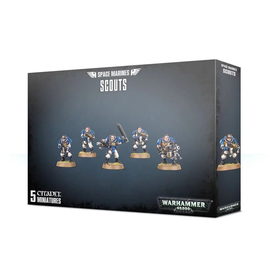Space Marine Scouts (Bolters) - Warhammer: 40k - The Hooded Goblin