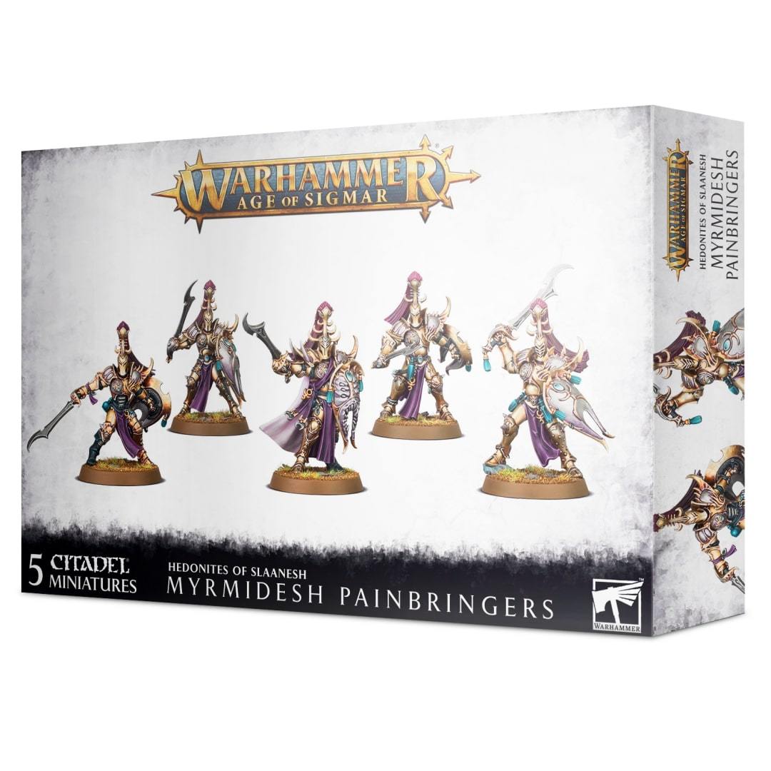 Hedonites of Slaanesh: Myrmidesh Painbringers -  - The Hooded Goblin