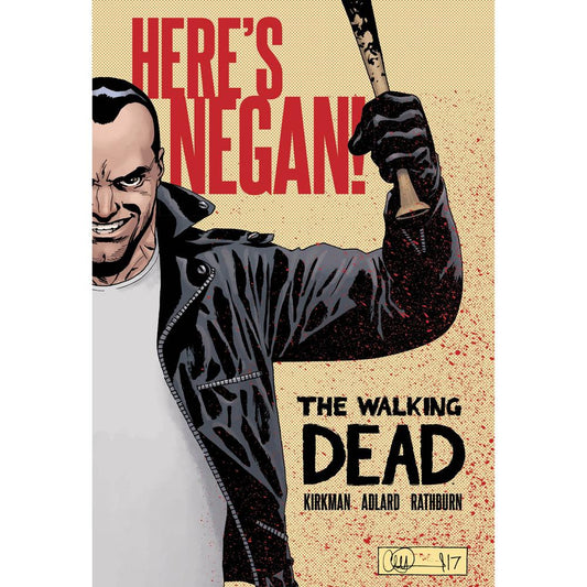 The Walking Dead: Heres Negan! Hard Cover - Graphic Novel - The Hooded Goblin