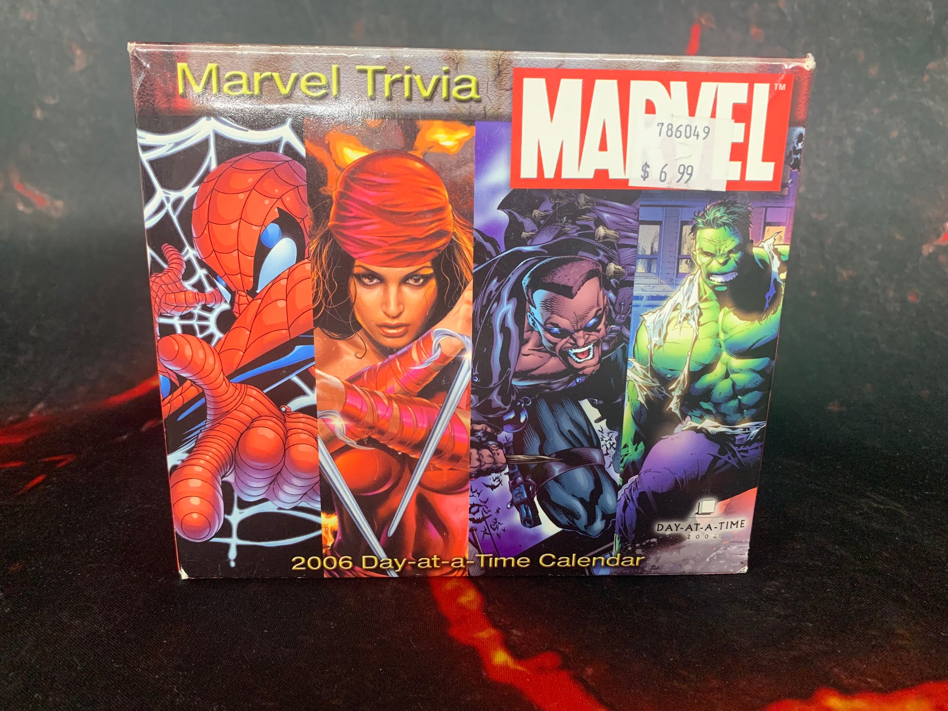 Marvel Trivia 2006 Day-At-A-Time Calendar - Action Figure - The Hooded Goblin