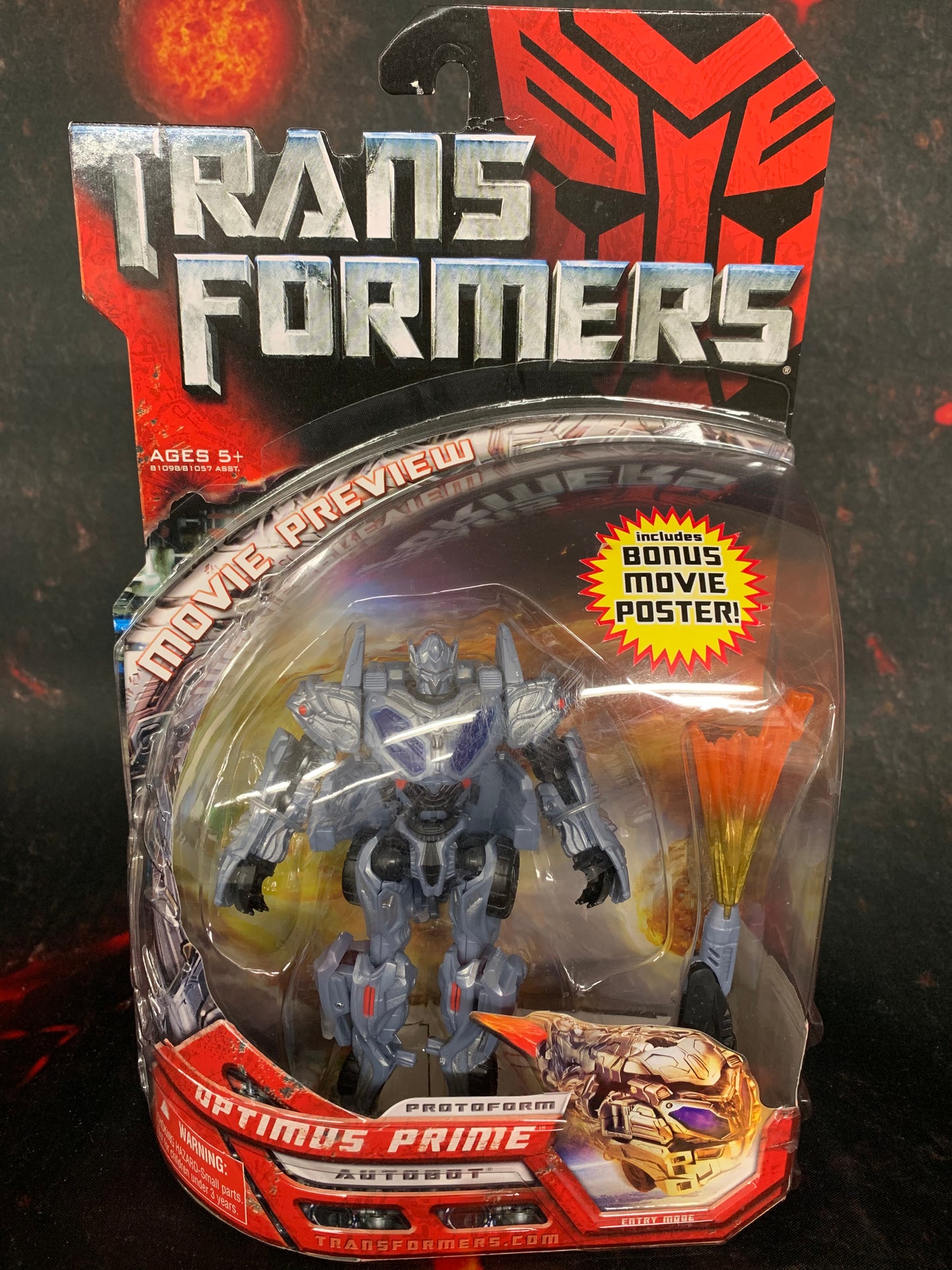 Transformers Optimus Prime Autobot Movie Preview Action Figure -  - The Hooded Goblin