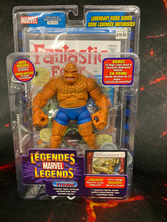 Marvel Legends Legendary Rider Series The Thing Figure -  - The Hooded Goblin