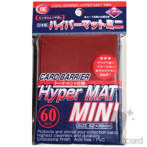 Kmc Mini Hyper Matte (60 Count) - Card Game Supplies - The Hooded Goblin