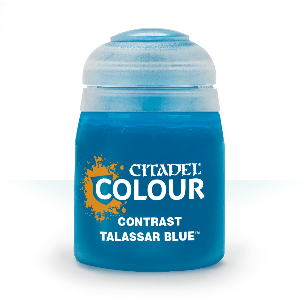Contrast: Talassar Blue (18Ml) - Citadel Painting Supplies - The Hooded Goblin