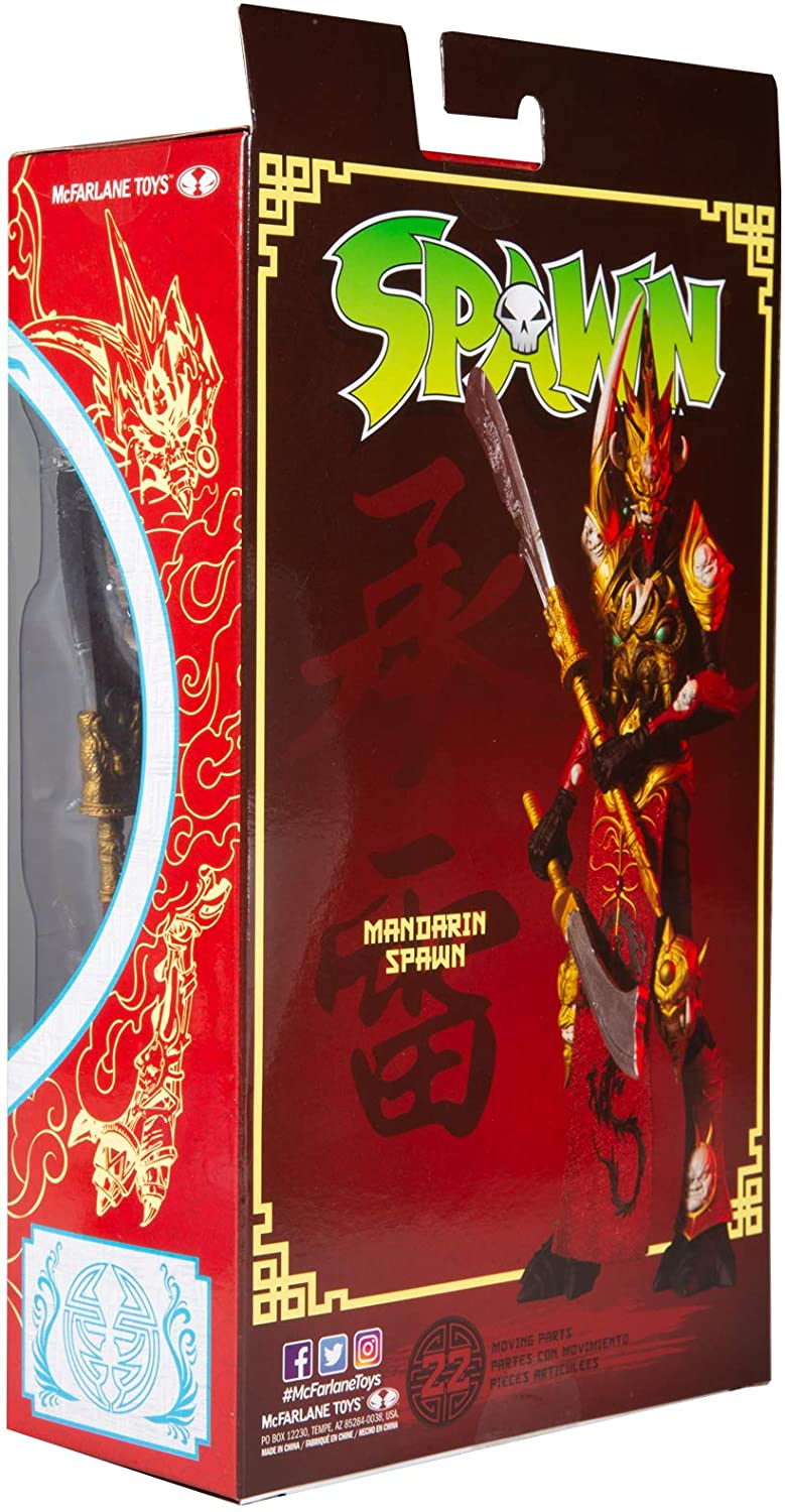 McFarlane Toys - Spawn - Red Mandarin Spawn, Multicolor - Toy - The Hooded Goblin
