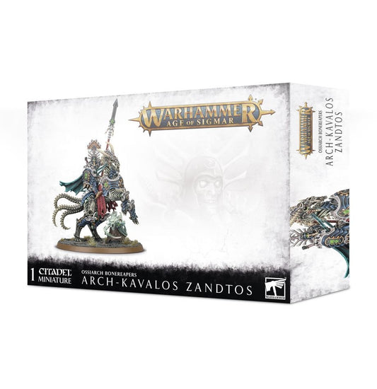 Ossiarch Bonereapers Arch-Kavalos Zandtos - Warhammer: Age of Sigmar - The Hooded Goblin