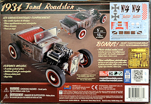 LINDBERG FORD ROADSTER RAT ROD FROM ROUND 2 MODELS model kit - Model Kit - The Hooded Goblin