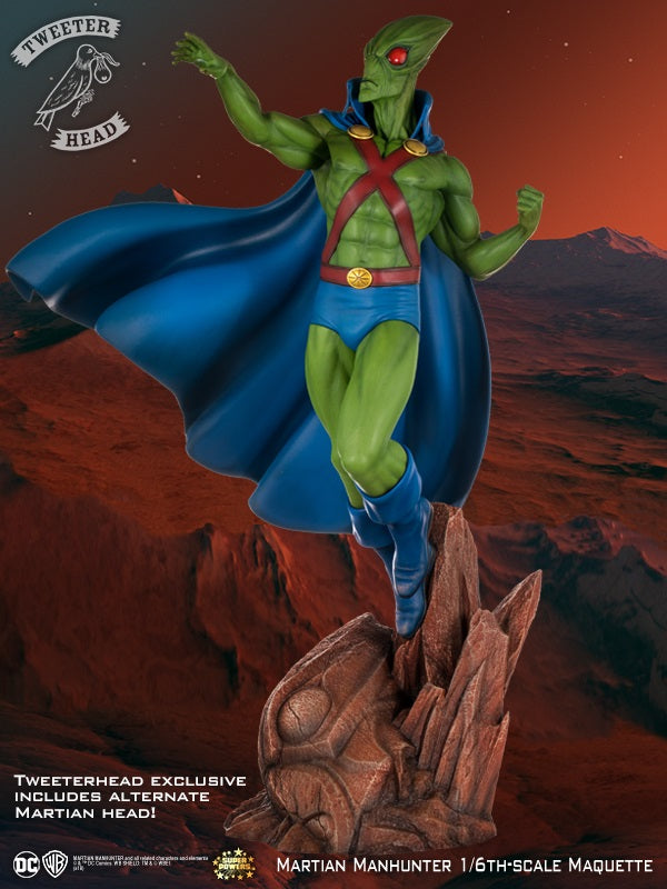 Super Powers Martian Manhunter Maquette - Statue - The Hooded Goblin