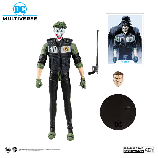 Dc Multiverse Batman Curse Of The White Knight 7" Figure Comic Series - Joker - Action Figure - The Hooded Goblin