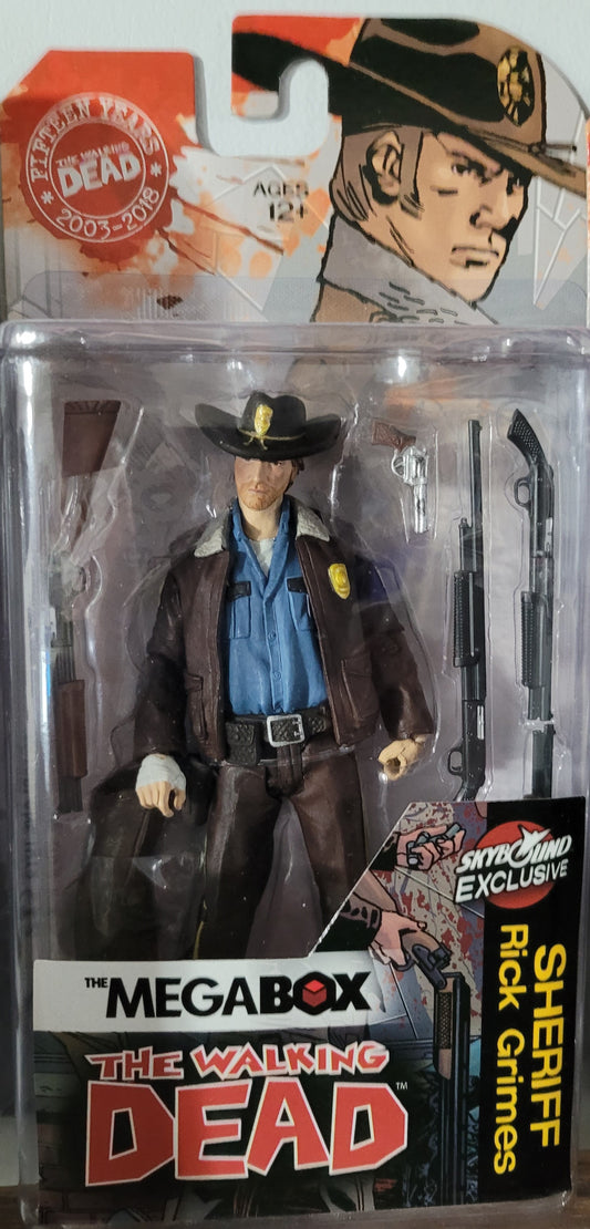 The Walking Dead Sheriff Rick Grimes Action Figure Megabox SkyBound