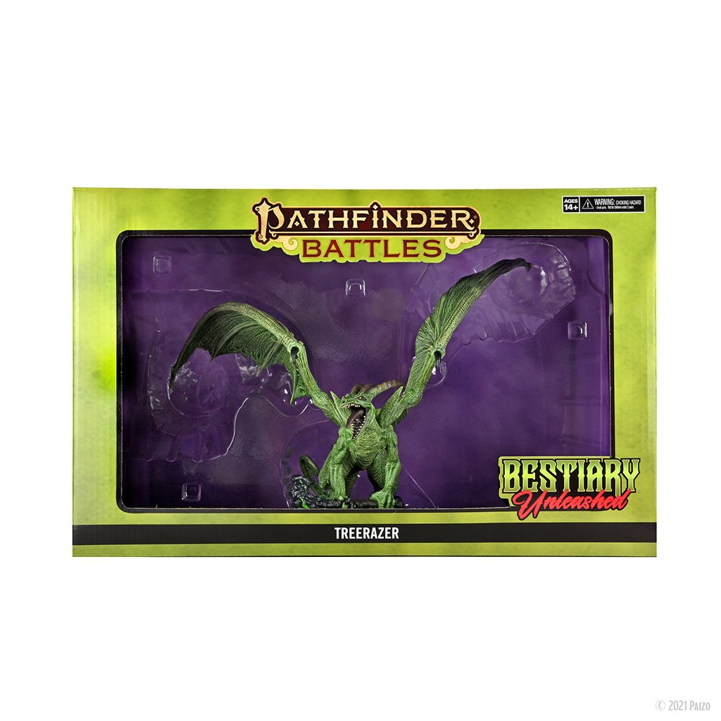 Pathfinder Battles: Bestiary Unleahsed Treerazer Premium Figure