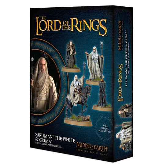 Lord Of The Rings: Saruman The White & Gríma Wormtongue - Middle Earth Strategy Battle Game - The Hooded Goblin