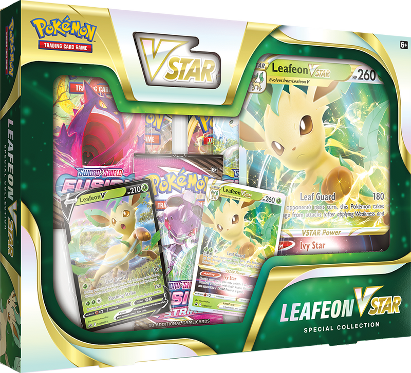 Pokemon Leafeon V Star Special Collection Box