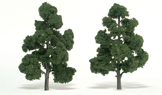 Woodland Scenics: Ready Made Realistic Trees: Medium Green- 2 Trees (7" - 8") -  - The Hooded Goblin