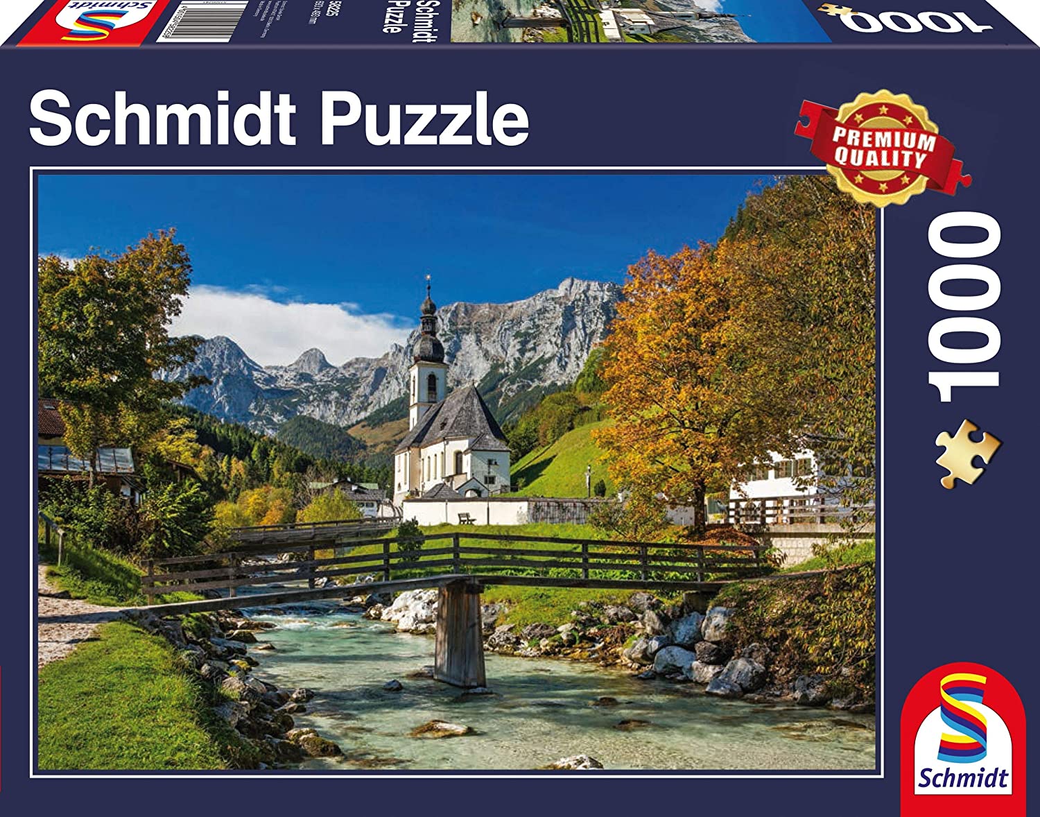 Ramsau Upper Bavaria - 1000Pc Jigsaw Puzzle By Schmidt - Puzzle - The Hooded Goblin