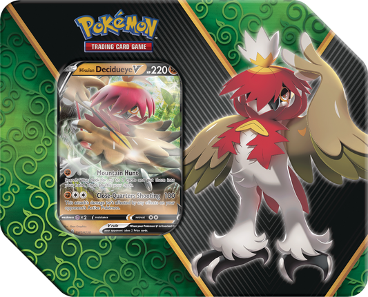 Pokemon TCG: Divergent Powers Tin - Hisuian Decidueye V