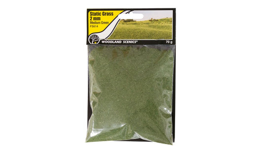 Static Grass Medium Green - Hobby Supplies - The Hooded Goblin