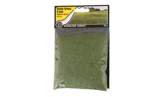 Static Grass Medium Green 4 mm - Hobby Supplies - The Hooded Goblin