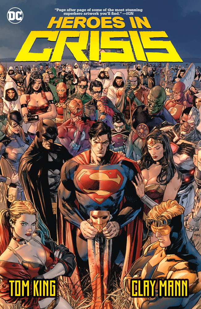 Heroes In Crisis Hard Cover - Graphic Novel - The Hooded Goblin