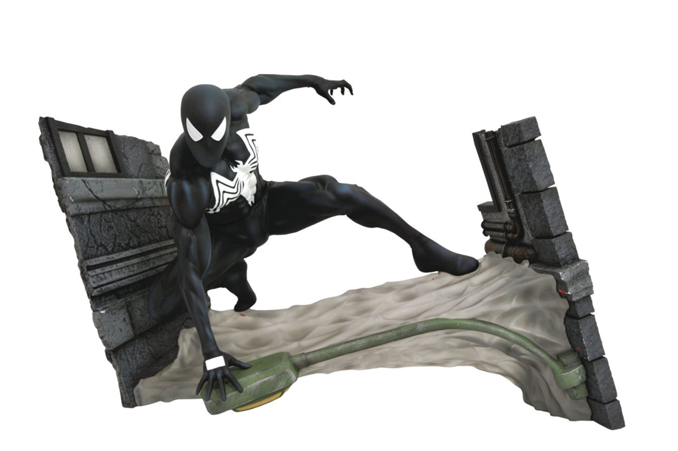 Fcbd 2019 Marvel Gallery Symbiote Spider-Man Pvc Statue - Statue - The Hooded Goblin