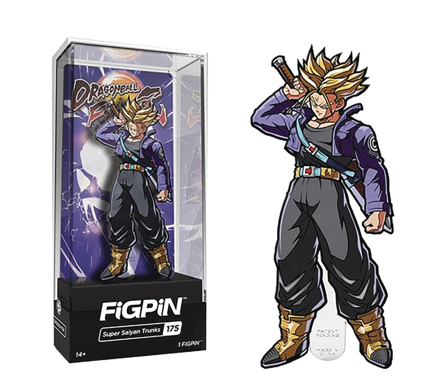 Figpin Dragonball Fighterz Super Saiyan Trunks Pin - FigPin - The Hooded Goblin
