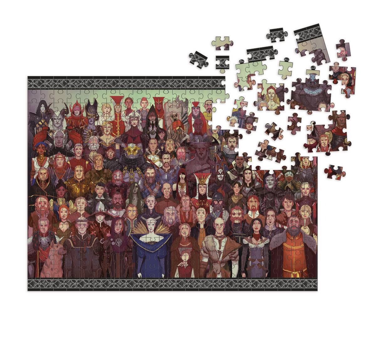 Dragon Age Cast Of Thousands 1000 Pc Dlx Puzzle - Puzzle - The Hooded Goblin