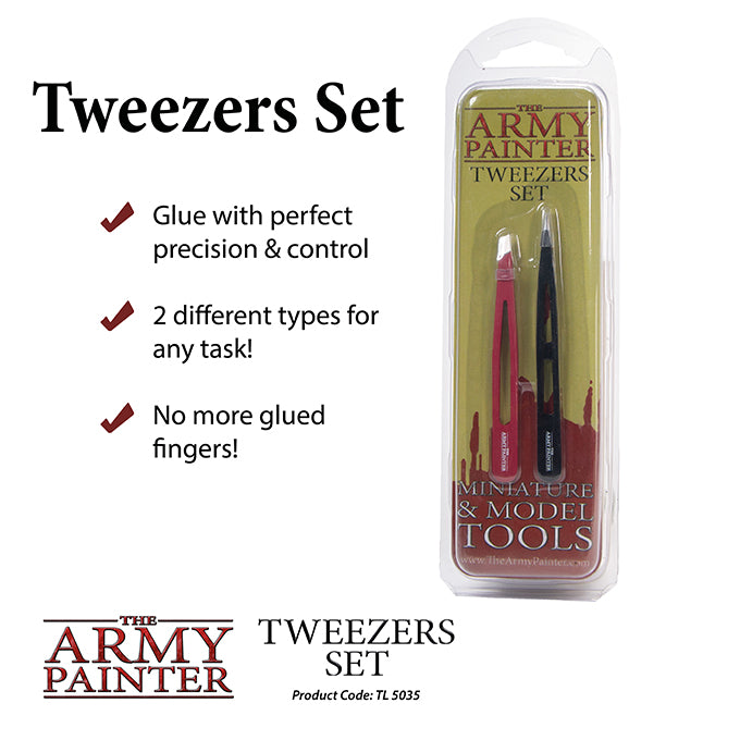 The Army Painter: Tweezers Set - Hobby Supplies - The Hooded Goblin