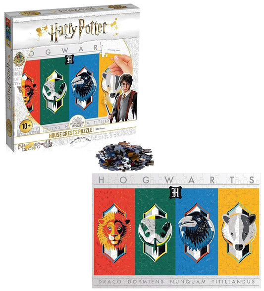 Harry Potter "House Crest" Puzzle - Board Game - The Hooded Goblin