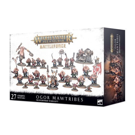 Ogor Mawtribes Battleforce – Meatgrinder Warglutt - Warhammer: Age of Sigmar - The Hooded Goblin